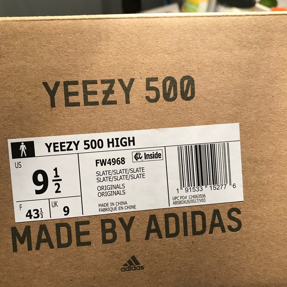 Yeezys 500 High Slate Authentic! - Picture 4 of 8